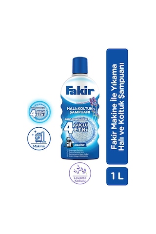Fakir Lavanta Makine Nano Teknolojili Halı Ve Koltuk Şampuanı 1 Lt Tekli