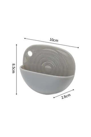 Geeroyoo El Tutulu Kalın Plastik Paspas Ev Dorma Ayakkabı Çamaşırı Yıkama Aleti Kayma Engeli Mini Gri