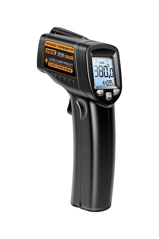 Moveevo Aneng Th103 Entegre Enstrüman -20 C 380 C Sıcaklık Ölçer, Isı Sondajı, Hızlı Ölçüm, Lcd Ekran, Siyah Pil Dahil Değil