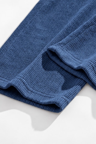 Genius Store Genıus Erkek Pantolon Fitilli Kadife Bol Paça Oversize Pantolon İndigo