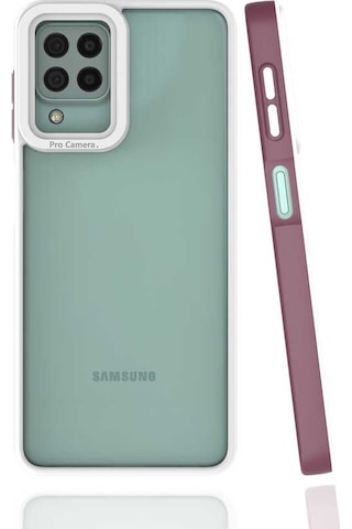 Zore Galaxy Uyumlu M32 Kılıf Mima Kapak - Lila Lila