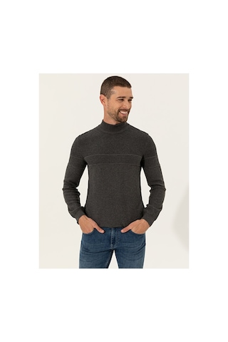 Pierre Cardin Slim Fit Yarım Balıkçı Yaka Triko Kazak 50241465-vr086 Çok Renkli