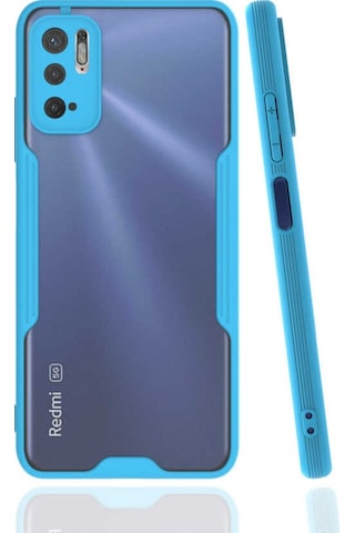 Xiaomi Redmi Note 10 5G Kılıf Parfe Kenarları Pastel Renk Silikon