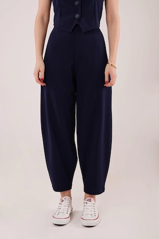 Defymoda Havuç Kesim Lacivert Pantolon Lacivert