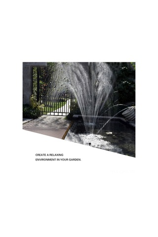 Aubyhe Güneş Enerjili Su Pompası - 70cm Sprey Yüksekliği, 200l/h Akış Hızı, Açı Ayarlanabilir Panel, Çeşitli Sprey Başlıkları