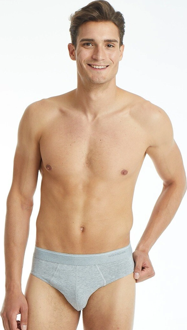 Blackspade Erkek Slip Külot Tender Cotton 9232 - Gri Melanj
