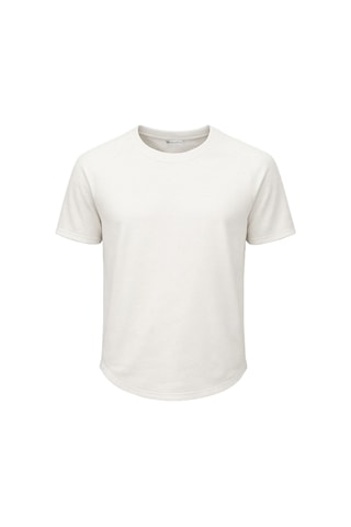 Ghassy Co. Erkek Reglan Oval Kesim %100 Pamuk Yumuşak Dokulu Bisiklet Yaka T-shirt Çok Renkli