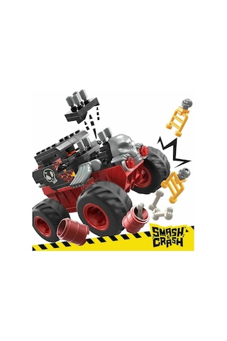 HKF87 MEGA Hot Wheels Smash N Crash Bone Shaker Çarpışma Seti 151 Parça +5 yaş