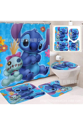 Maiyame Yüksek Kaliteli Polyester Banyo Perdesi - Su Geçirmez, Mantar Koruyucu, Kalın, Günlük Kullanım İçin, 350g, 3'lü Set Dd48 Diğer