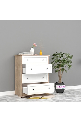 Frame Şifonyer Mdf Siyah