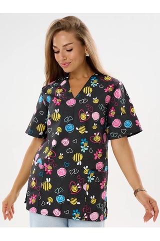 Nairimed Kadın Tıbbi Gömlek 376391679 Siyah