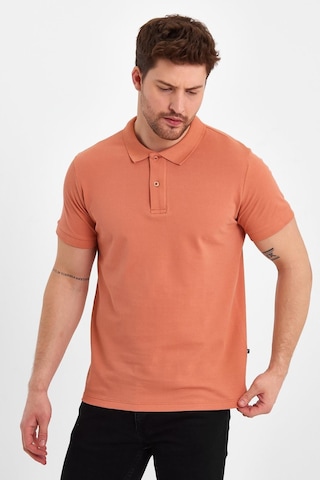 Nemonti Premium Penye Polo Yaka T-shırt Aprıcot Crush
