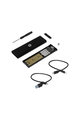 Frisby FHC-M2305 Type-C™ USB 3.1 - M.2 PCIe NVMe SSD Alüminyum Di
