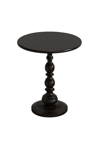 Suntek Magideal Kanepe Masası 52cm Yükseklik Dekor Siyah Küçük Siyah