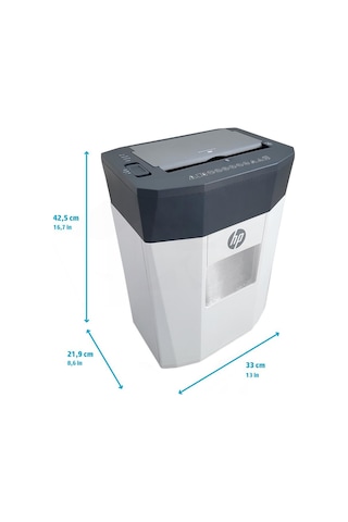 Hp Oneshred Auto 80cc Otomatik Beslemeli Evrak İmha Makinesi-çapraz Kesim-4,3x12mm-15lt