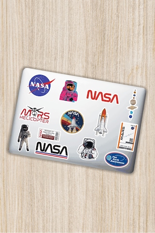 Nasa Uzay Tasarımlı Laptop Notebook Tablet Telefon Sticker Set 19