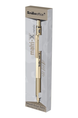 Scrikss Matri-x Versatil 0.7 Mm Metalik Altın Şeffaf Amb.