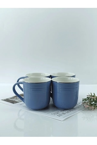 Fıoretta Çay Kupası Seti 4 Parça 400 Ml 320980046 Açık Mavi