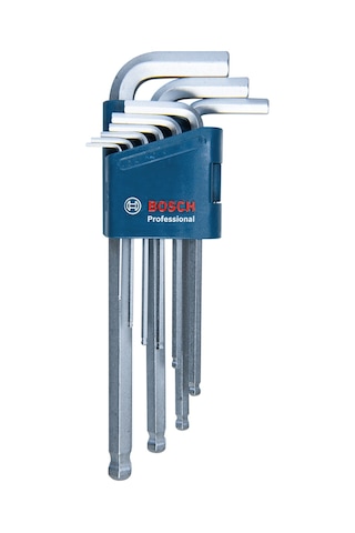 Bosch Profesyonel Hex Alyan Anahtar Takımı 9 Parça (1,5-10 mm) - 1600A01TH5