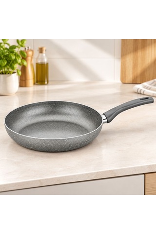 Granit Tava 30 Cm Tek Saplı Çok Renkli