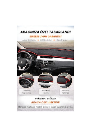 Kia Sportage 2017-2020 Torpido Örtüsü Ön Panel Halı Torpido Koruma Tam Uyum Araca Özel Kaymaz - 760 Stiloto