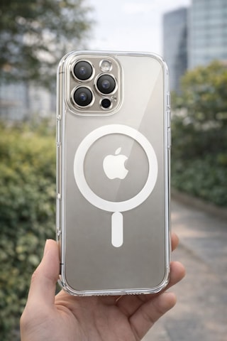 Apple iPhone 16 Pro Uyumlu Fox Cover Magsafe Destekli Kamera Korumalı Slim Yumuşak Şeffaf Silikon Kılıf