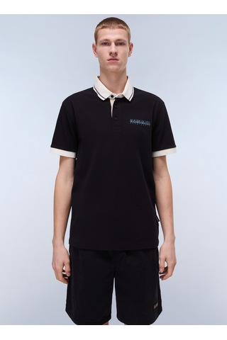 Napapijri Napapıjrı Siyah E-zerı Ss Erkek T-shirt Np0a4ıd49411