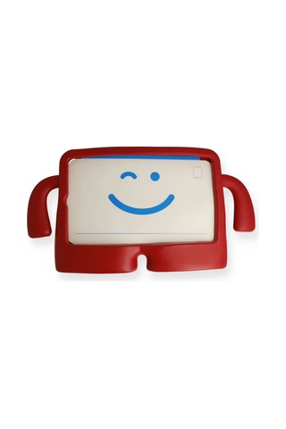 İpad Pro 13 2024 Karakter Tablet Silikon - Kırmızı