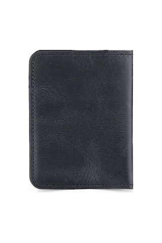 Guard Leather Guard Geyik Baskılı Antik Siyah Deri Kartlık Çok Renkli
