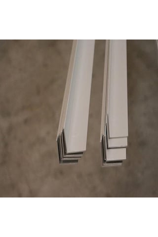Alüminyum Köşebent L Profil Köşe Profili 20x20 mm