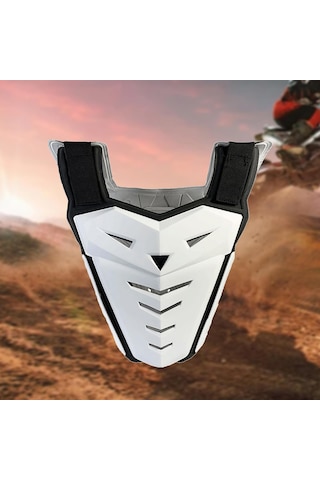Suntek Bisiklet Kayak Motosiklet Için Göğüs Koruyucu Dişli Beyaz