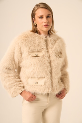 Ftz Women Kadın Peluş Mont Beige 31241 Beige