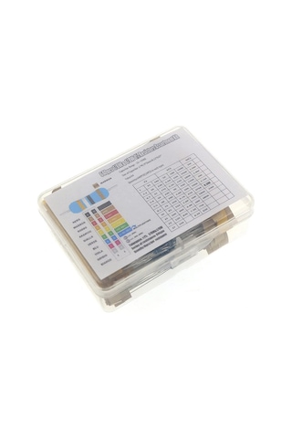 Kutulu 600 Parça Direnç Seti 10ohm / 1mohm 30 Farklı Tip 20şer Adet Metal Film Dip Direnç