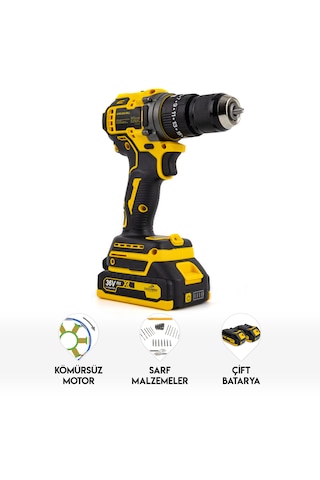 Dawreek 10 MM Yellow Kömürsüz Vidalama