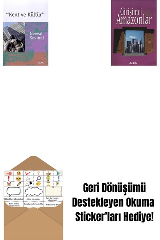 Kent Ve Kültür + Girişimci Amazonlar + Okuma Sticker'ları