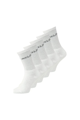 Jack & Jones 12266536 Jacregen Tennis 5 Pack Noos Çorap Beyaz