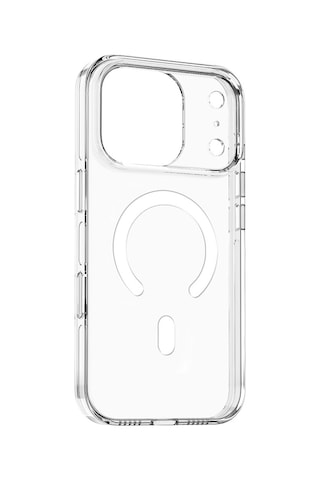 Apple Uyumlu iPhone 17 Pro Kılıf M-safe Şarj Özellikli Kamera Korumalı Zore Kripto Kapak Seffaf