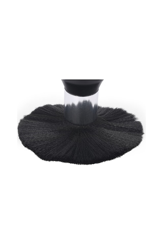 Wezone Plastik Boyun Temizleme Fırçası - Kulak, Boyun, Yüz Ve Omuzlarda Toz Temizliği, Masa Üstü Saç Tozu Temizleyici, Dik Durabilir - Siyah