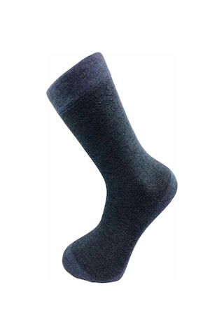 By Jawalli Desenli Bambu Erkek Çorabı-Antrasit