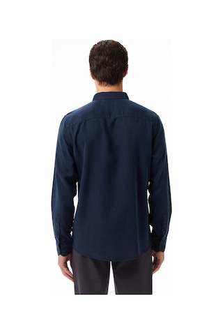 Nautica Erkek Lacivert Classic Fit Gömlek Düz W57536t Lacivert