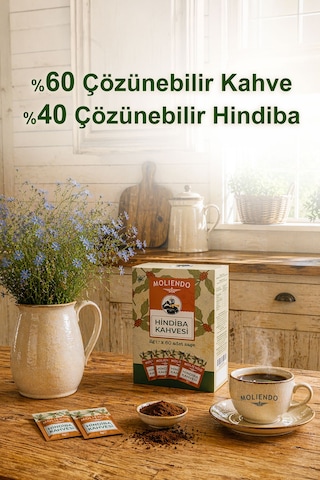Moliendo Hindiba Kahvesi 60 Tek İçimlik Paket 120 G Çözünebilir