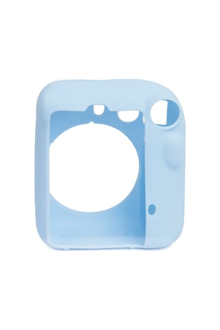 Instax Mini 12 Makine Uyumlu Mavi Koruyucu Silikon Kılıf