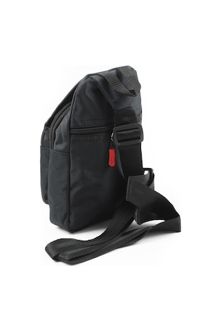 İmaks Küçük Boy Çokgözlü Günlük Çapraz Göğüs El Ve Omuz Çantası Unisex Body Bag Siyah 955 Siyah - Kırmızı