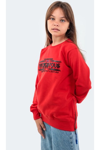 Slazenger DUNA IN Çocuk Kırmızı Sweatshirt