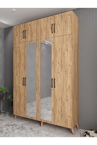 Açelya Portmanto Vestiyer Çam M8-160 cm
