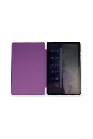 Newface - 152 - Samsung Galaxy Uyumlu X200 Tab A8 10.5 Kılıf Tablet Smart Kılıf - Csmo-tex - - Mor