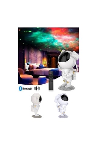 Mey İthalat Projeksiyon Astronot Lamba Speaker Sevimli Astronot Bluetooth Hoparlör Yeni Nesil