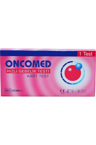 Oncomed Hızlı Gebelik Testi 1 Kart Test