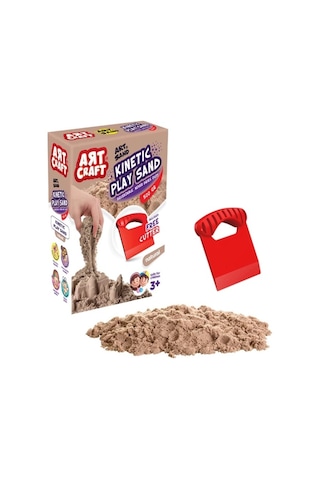 Aksesuarlı Kinetik Oyun Kumu 500 Gr - Kahverengi Kahverengi