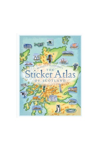 Birlinn - Sticker Atlas Of Scotland